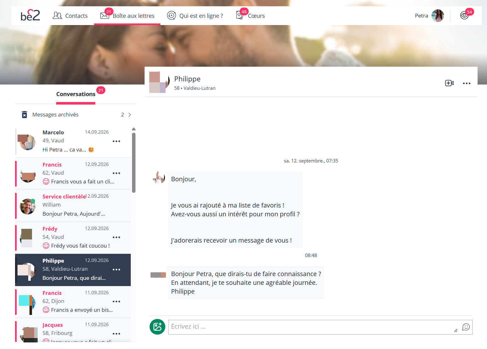 Be2 Boite aux lettres